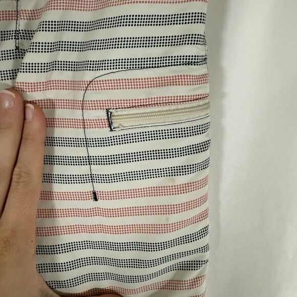 Patagonia Swim Trunks Men's 34 White USA Striped Drawstring Pockets Lightweight - Picture 12 of 12